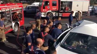 «الإطفاء»: إصابة 5 أشخاص في حادث تصادم ثلاثي على طريق الملك فهد
