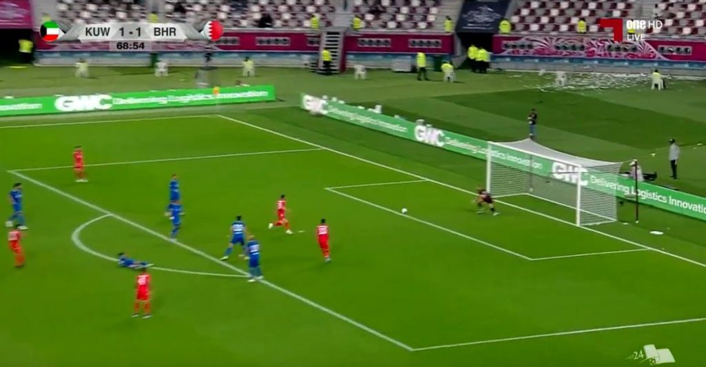 المنتخب البحريني يضيف الهدف الرابع ونهاية المباراة 4-2 #الكويت_البحرين