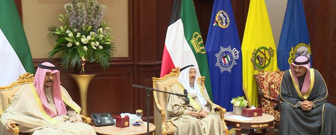 صور من استقبال سمو أمير البلاد لأعضاء الحكومة الجديدة #التشكيل_الوزاري