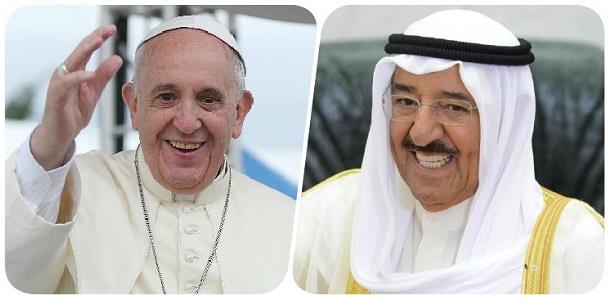 سمو الأمير يتلقى رسالة خطية من البابا فرنسيس