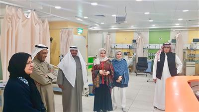 «الصحة».. زيارة تفقدية ‫لمستشفى مبارك الكبير