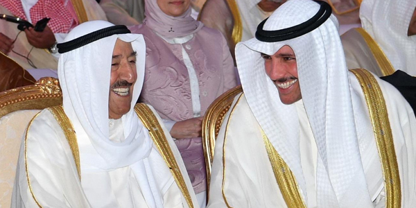 الغانم مهنئا سمو الأمير: #الكويت اعتلت إبان حكمكم الرشيد قمم المجد والعز #علم_الكويت_فوق_كل_بيت