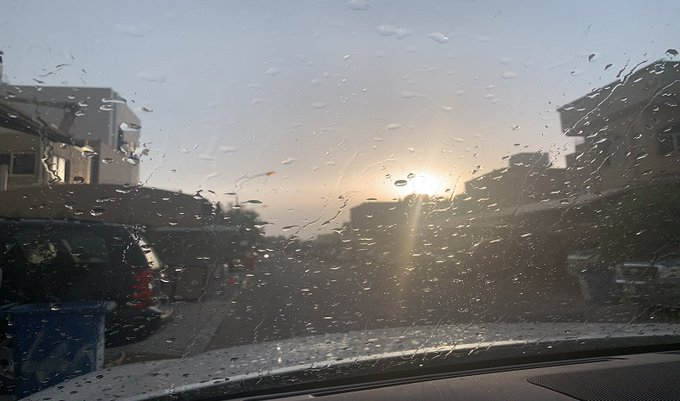 أمطار خفيفة على مناطق متفرقة في البلاد