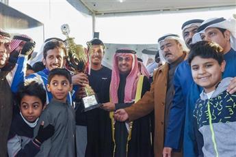 الجواد «ولد» لاسطبل الأزرق يتوج بكأس سمو ولي العهد لسباق الخيل