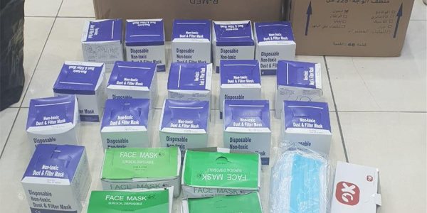 #طوارئ_الصديق تنتشل 1165 «كمامة» من مخزن للعطور #الكويت_كورونا