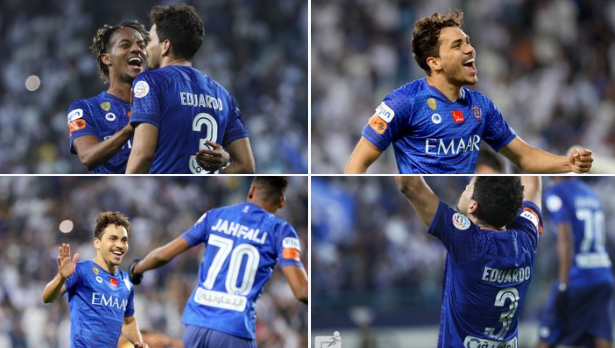 الهلال السعودي يفوز على الاتحاد والنصر على الحزم #الاتحاد_الهلال