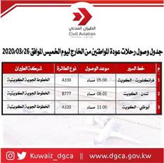 الطيران المدني: تسيير 3 رحلات اليوم لعودة المواطنين من فرانكفورت ولندن وأبوظبي