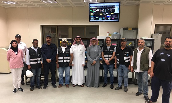 الفاضل يتفقد سير العمل في محطة الشويخ لإنتاج الكهرباء وتقطير المياه #الكويت_تحارب_كورونا