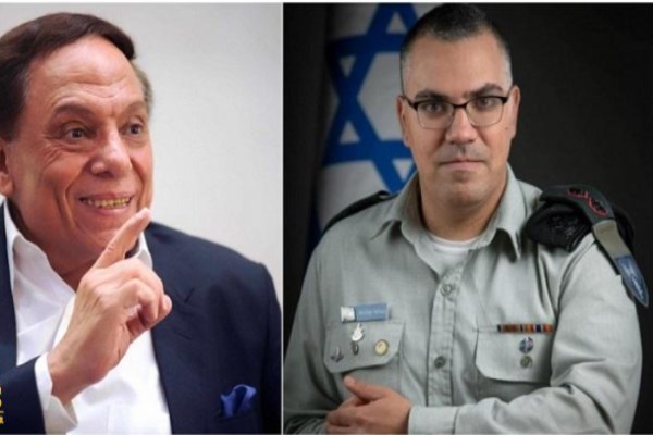 شاهد:المتحدث الصهيوني أفيخاي أدرعي يهنئ عادل إمام بعيد ميلاده ويعيد نشر فيديو سابق للفنان يشيد بإسرائيل