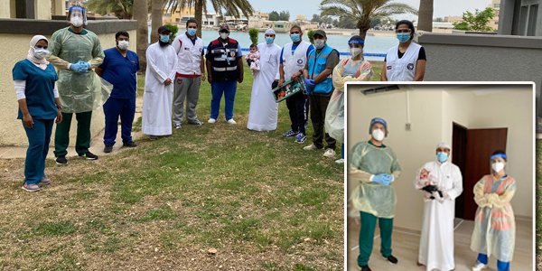 #الصحة تجري فحص #كورونا لأصغر عائدة من الخارج عبر الإجلاء البري