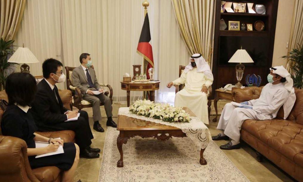 الجارالله بحث وسفير الصين تطورات الأوضاع الإقليمية والدولية