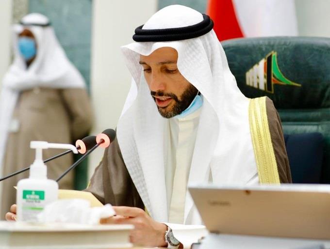 الغانم يعزي الأمين العام لمجلس الأمة بوفاة شقيقه
