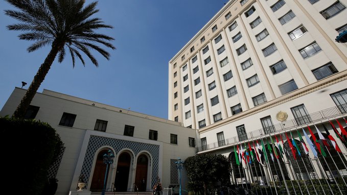 #الجامعة_العربية تنكس علمها حدادًا على ضحايا انفجار #بيروت