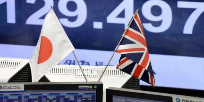 #لندن توقع مع #طوكيو أول اتفاق رئيسي لمرحلة ما بعد #بريكست