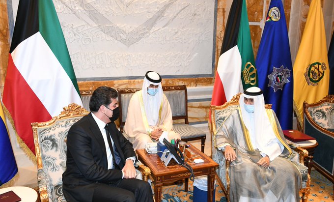 رئيس إقليم كردستان العراق قدم واجب العزاء بوفاة سمو الأمير الراحل