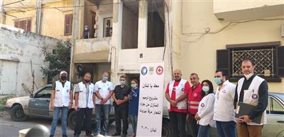 الهلال الأحمر يبدأ مشروعًا لترميم أكثر من 150 منزلًا متضررًا جراء انفجار بيروت