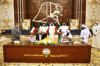 دولة الكويت والولايات المتحدة توقعان إعلان نوايا حول التعاون القانوني تحضيرًا للحوار الاستراتيجي