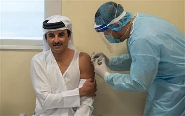 أمير قطر يتلقى الجرعة الأولى من لقاح كورونا
