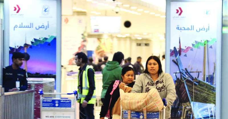 600 عامل منزلي يعودون يومياً اعتباراً من 7 ديسمبر… وتكلفة الحجر 270 ديناراً