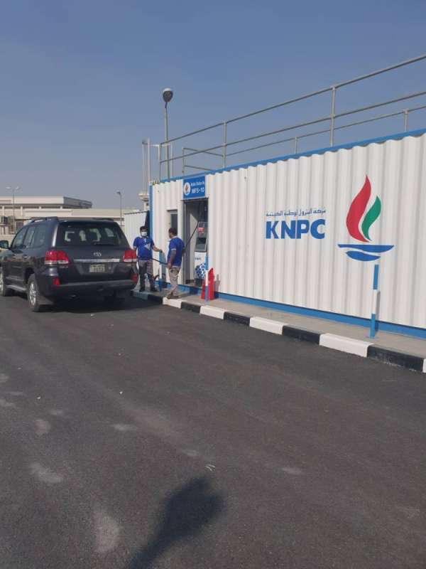«البترول الوطنية» تفتتح محطة وقود متنقلة في «غرب عبدالله المبارك»