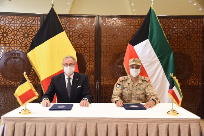 رئاسة الأركان توقع بروتوكول تعاون عسكري مع بلجيكا