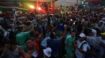 رغم الحظر في البرازيل.. مشجعو بالميراس يتجمعون للاحتفال بكأس ليبرتادوريس