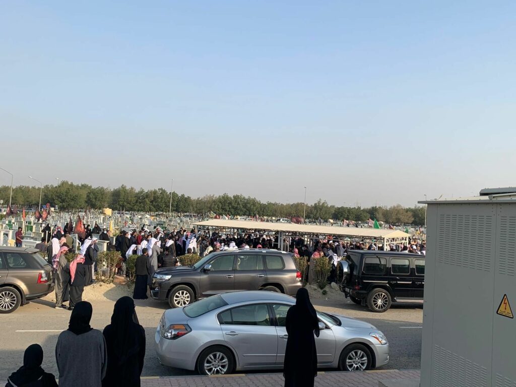 بالصور | تشييع جثمان #حسن_اشكناني #جريمه_القادسيه