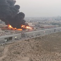 شاهد.. انفجار هائل بأحد الأسواق في روسيا