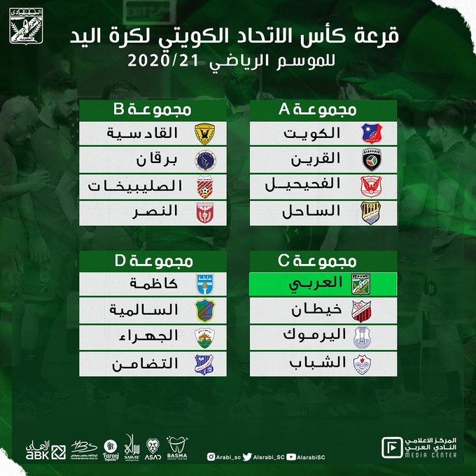 قرعة كأس الاتحاد الكويتي لكرة اليد