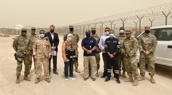 مسح ميداني خلف المطار لإنشاء طريق جديد و افتتاح تحويلة مرورية على طريق الدائري السادس باتجاه المسيلة