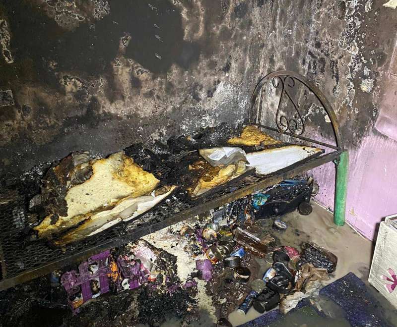 إصابة 4 أشخاص في حريق عمارة بمنطقة خيطان