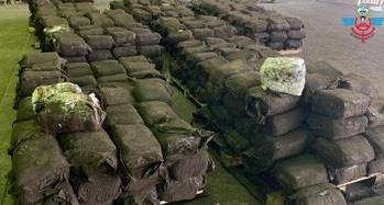 إحباط إدخال 25 ألف كيس من التنباك كانت مخبأة في شحنة أسفلت في ميناء الشعيبة