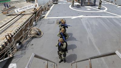 سفينة إنزال أمريكية متجهة إلى البحر الأسود