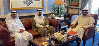 رئيس الوزراء يستقبل رئيس اتحاد المزارعين السابق الشيخ على الجابر والرئيس الحالي عبدالله الدماك