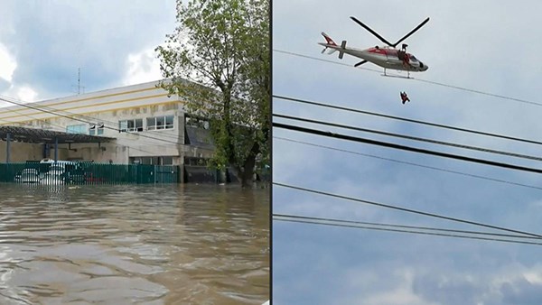 فيضانات تودي بـ 20 شخصاً داخل مستشفى في المكسيك