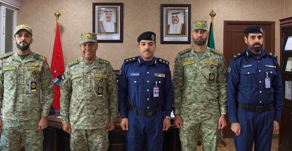 مدير العلاقات العامة والإعلام يستقبل وفدا من الحرس الوطني