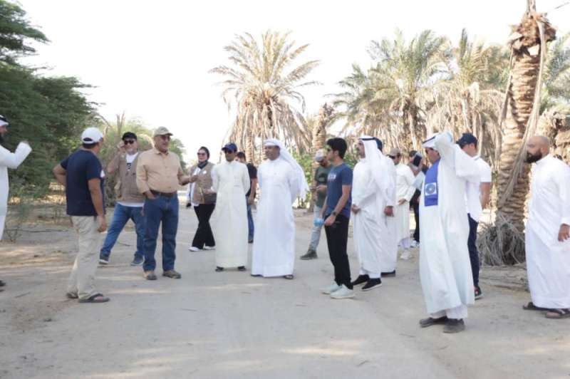 اليوسف تفقد المواقع المخطط تشجيرها