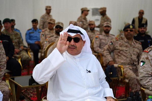 وزير الدفاع : أهمية التدريب في حالة السلم للمحافظة على درجة الجاهزية والاستعداد لوحدات الجيش الكويتي