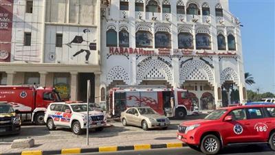 حريق يخلي فندقًا من نزلائه في السالمية.. وإصابة شخصين بحالة اختناق
