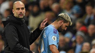 رسالة غوارديولا للاعبه السابق أغويرو