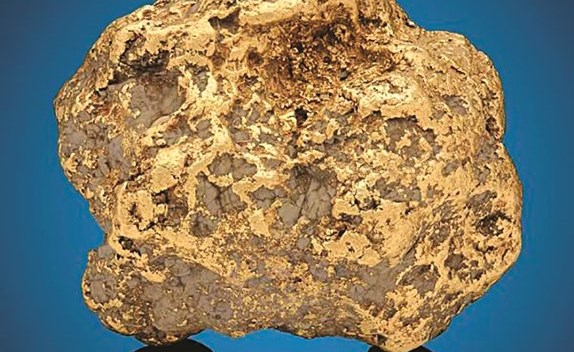 750 ألف دولار ثمناً لكتلة ذهبية في مزاد أميركي