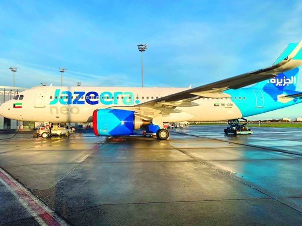 «طيران الجزيرة» تتسلم تاسع طائرة من طراز إيرباص A320neo