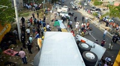 مصرع 53 مهاجراً بحادث مروري في المكسيك