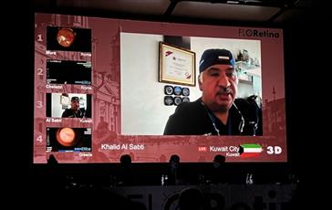 الكويتي السبتي أول جراح خليجي يجري عمليتين دقيقتين في بث مباشر بمؤتمر عالمي لأمراض الشبكية