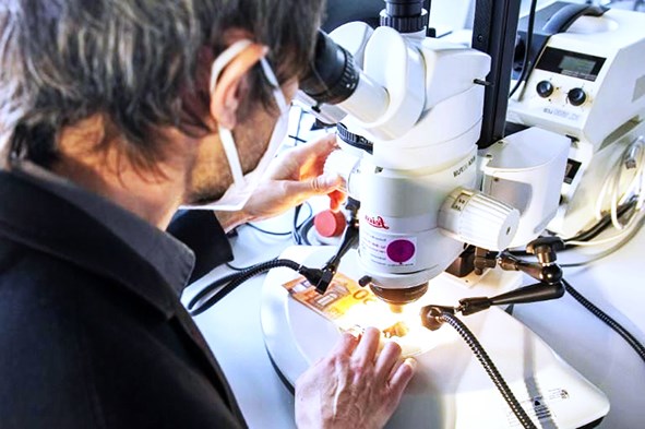 مختبر سرّيّ لمكافحة التزوير في البنك المركزي الأوروبي