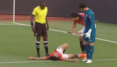 إصابة مدافع منتخب مصر أكرم توفيق بقطع في الرباط الصليبي