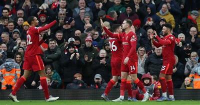 ليفربول ينتصر على برينتفورد بثلاثية نظيفة