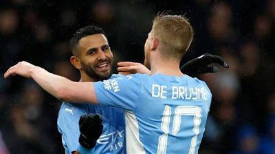 ثنائية محرز تقود سيتي للدور الخامس بكأس الاتحاد الإنجليزي