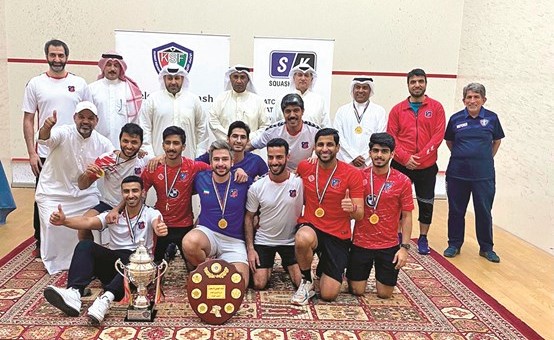 بعد غياب 40 عاماً.. رجال «الأبيض» يتوجون بدوري الإسكواش