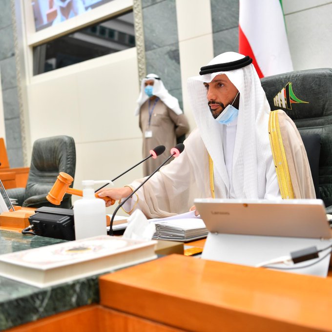 الرئيس مرزوق الغانم يفتتح جلسة مجلس الأمة العادية